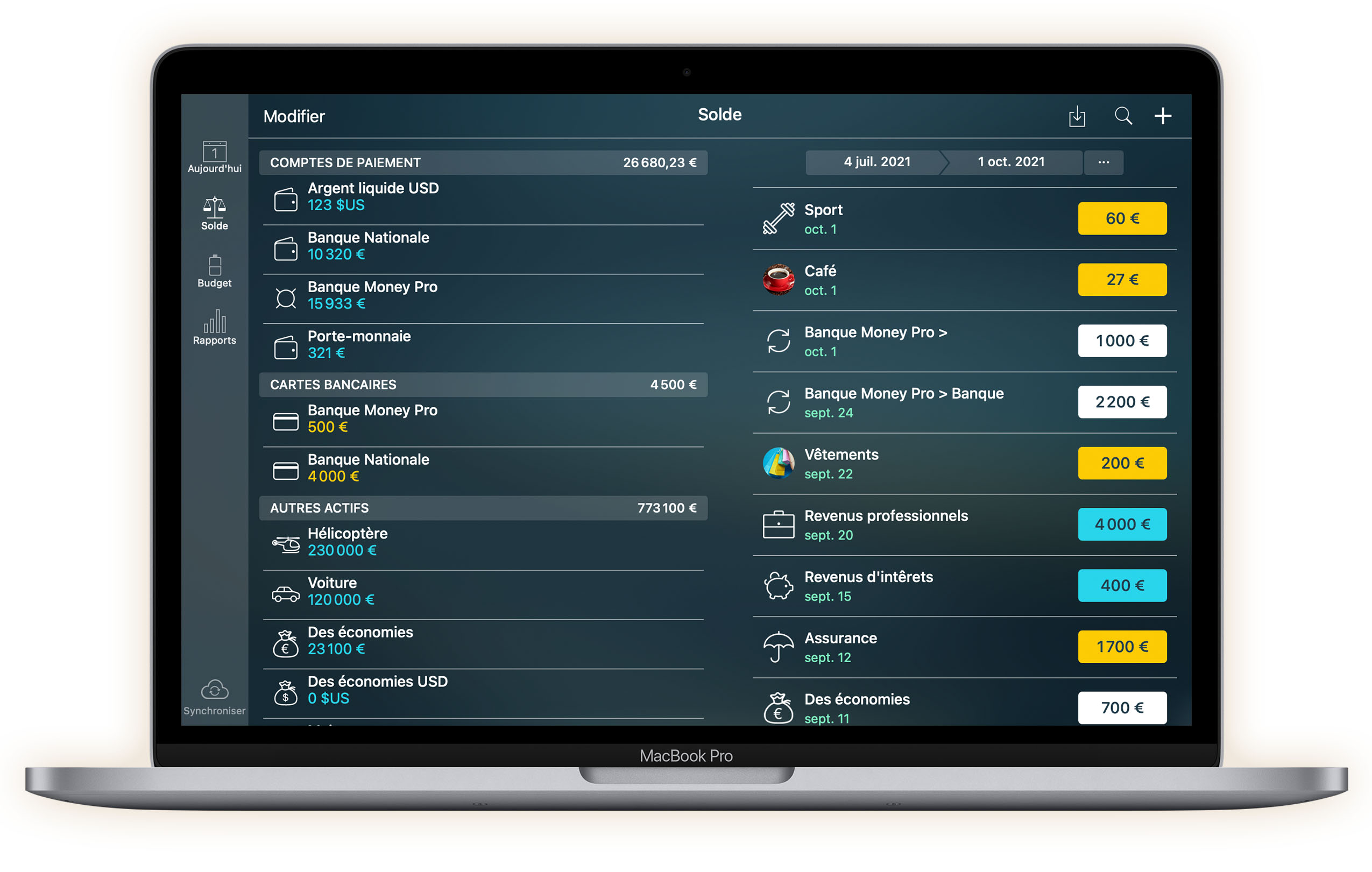 Money Tracker - Registre de chéquier