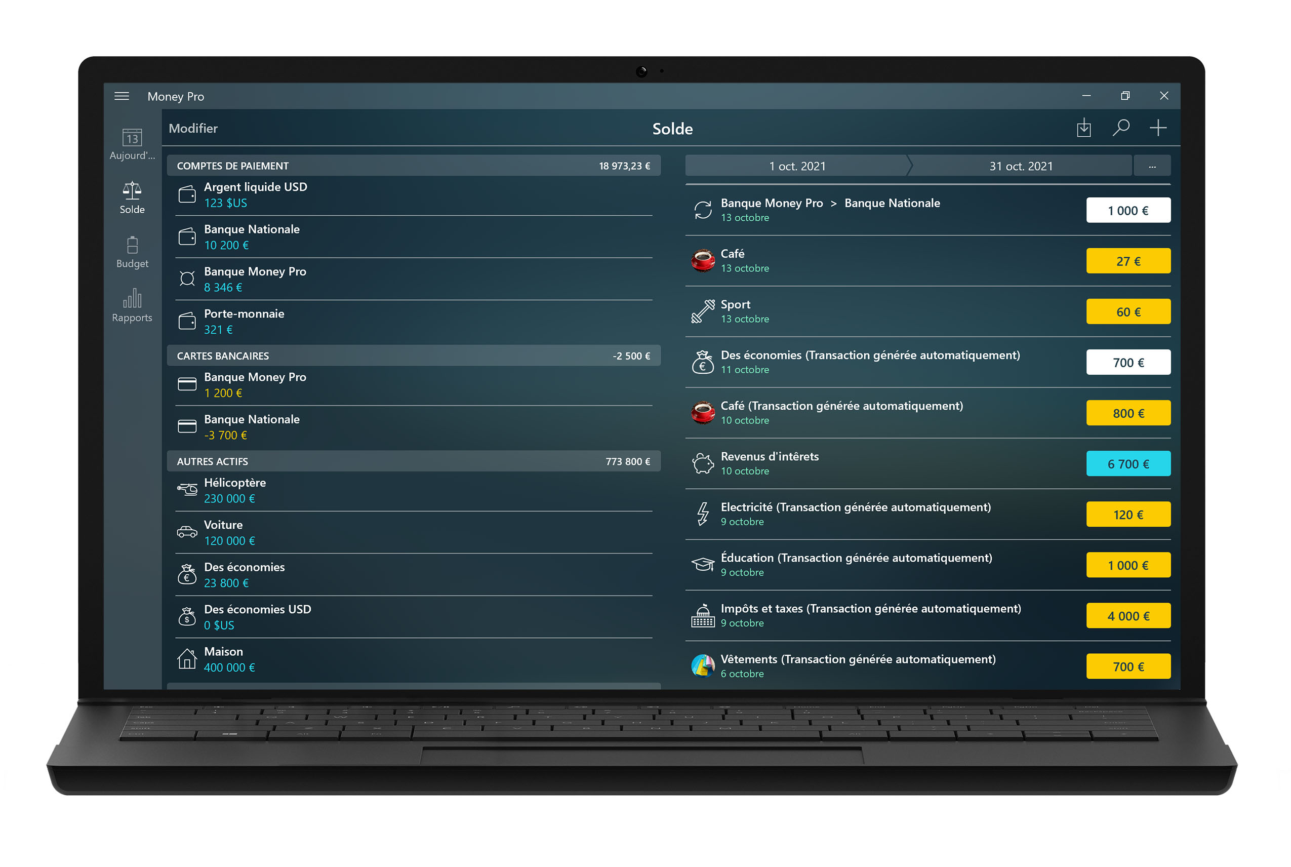Money Tracker - Registre de chéquier